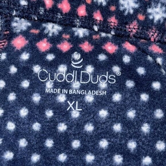 Cuddl Duds Womens Medium Pajama Pants With Drawstring - Picture 3 of 7